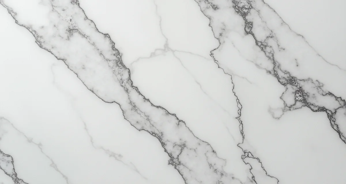 Lastra di marmo Bardiglio grigio con venature bianche nuvolose su sfondo neutro
